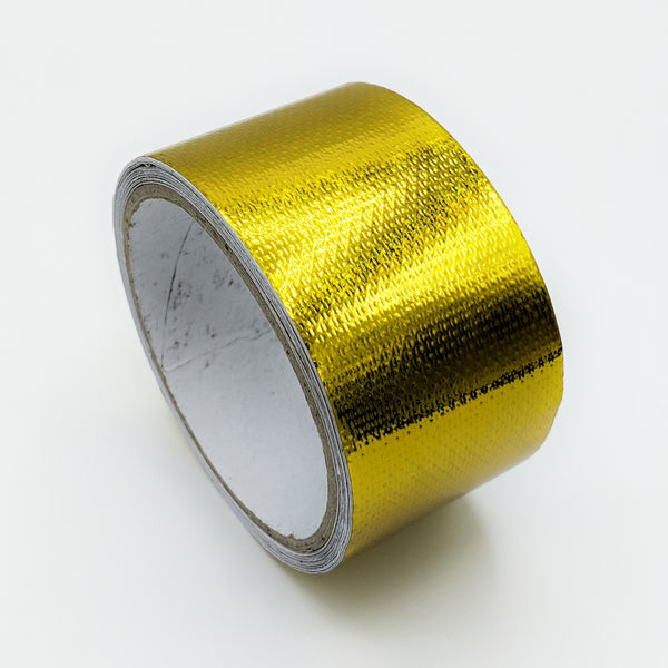 Gold Self Adhesive Heat Shield Wrap Tape (450°C)